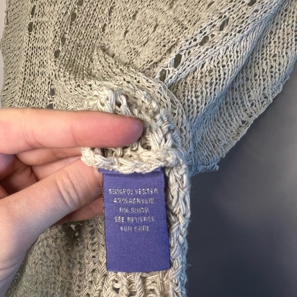 Vivienne Tam Open Knit Short Sleeve Sweater - Picture 6 of 8